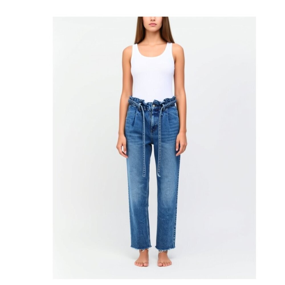 Hollister CA curvy ultra high-rise mom jean vintage stretch Size 25x25